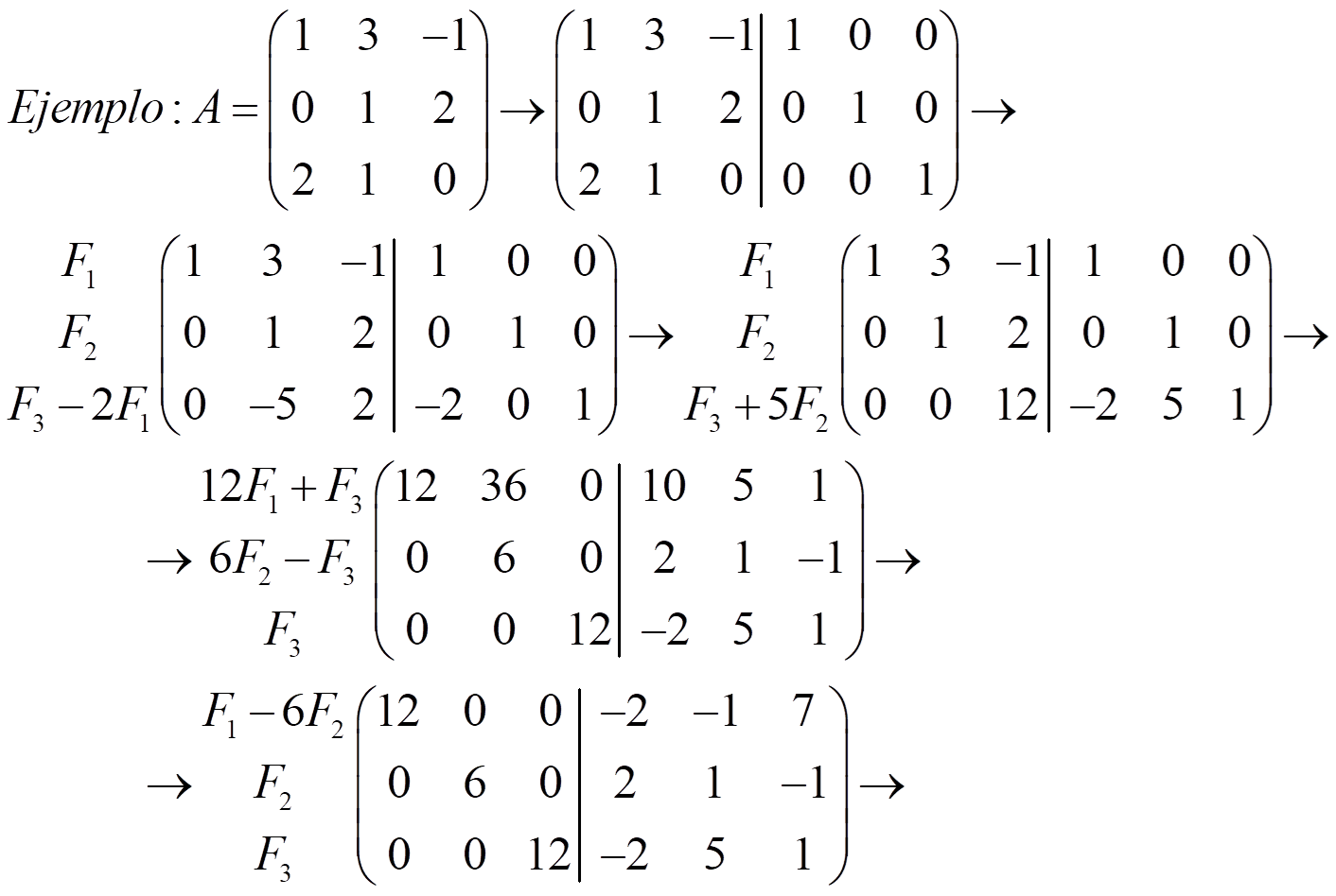 Matrices Invertibles | Matrices